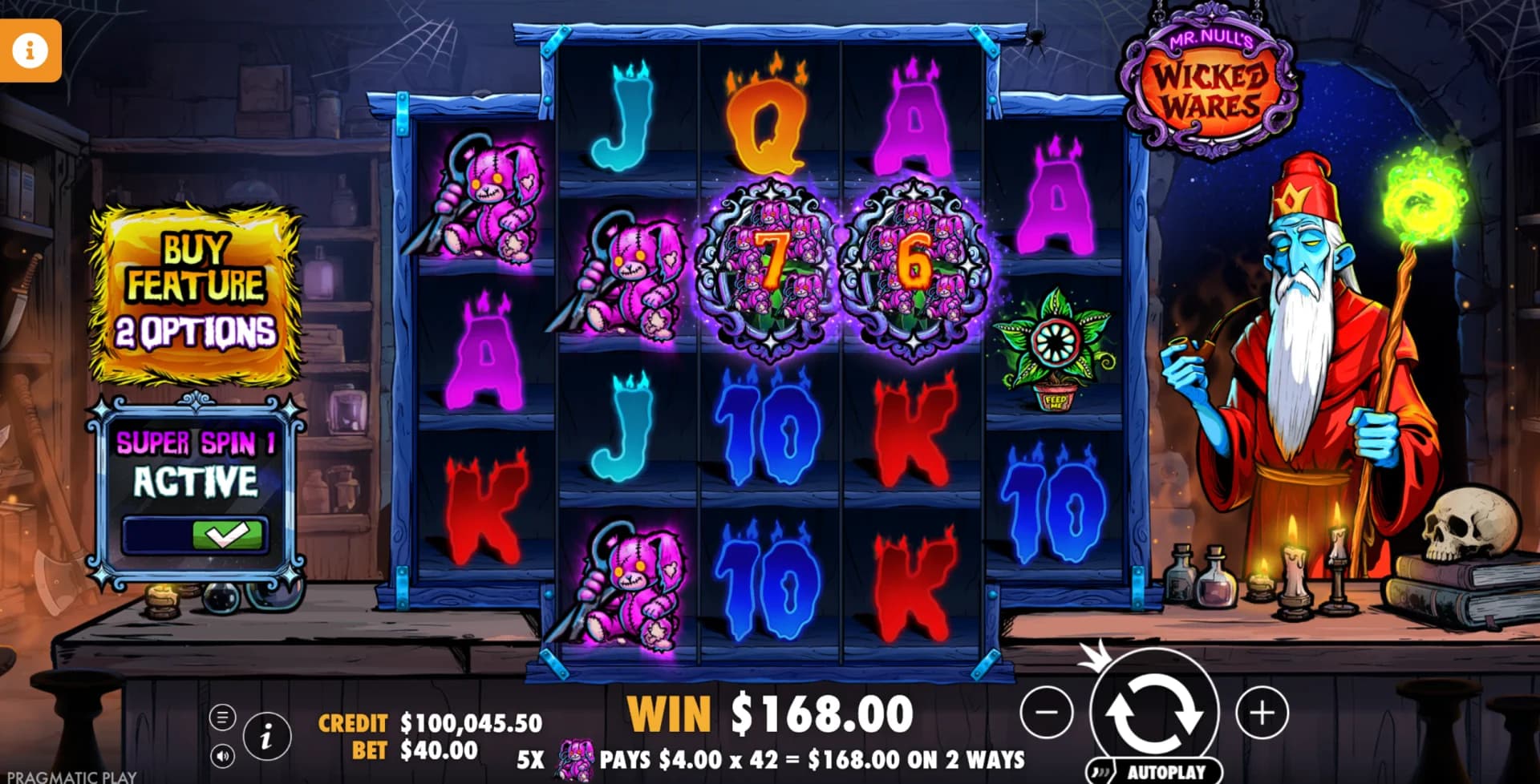 Mr Null's Wicked Wares slot by Pragmatic Play – new occult-themed slot 2026