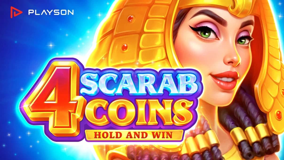 4 Scarab Coins: Hold and Win slot by Playson – new Egyptian slot 2026