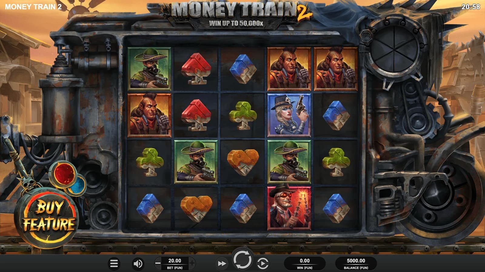 Money Train 2 slot by Relax Gaming – Hold and Win slot with character bonus round