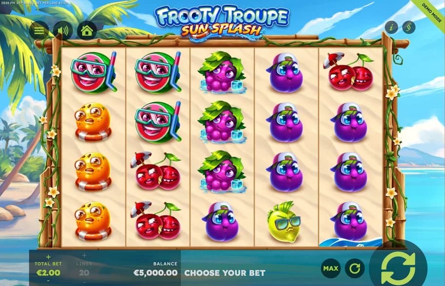 Frooty Troupe – Game On! slot by GAMOMAT – new retro arcade slot 2026