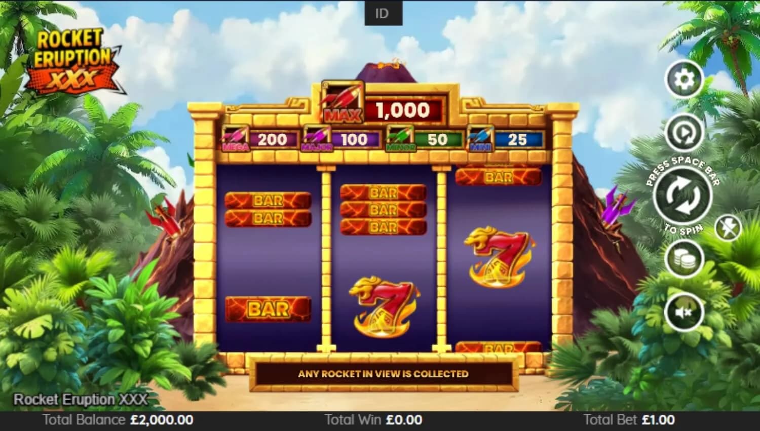 Rocket Eruption XXX slot by Light & Wonder – new retro jackpot slot 2026