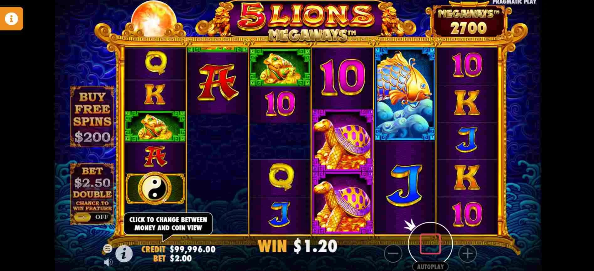 5 Lion Megaways slot – Pragmatic Play bonus choices and RTP
