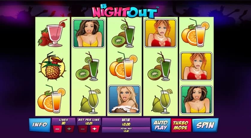 A Night Out by Playtech – classic high RTP slot with free spins and 97.06% Return to Player