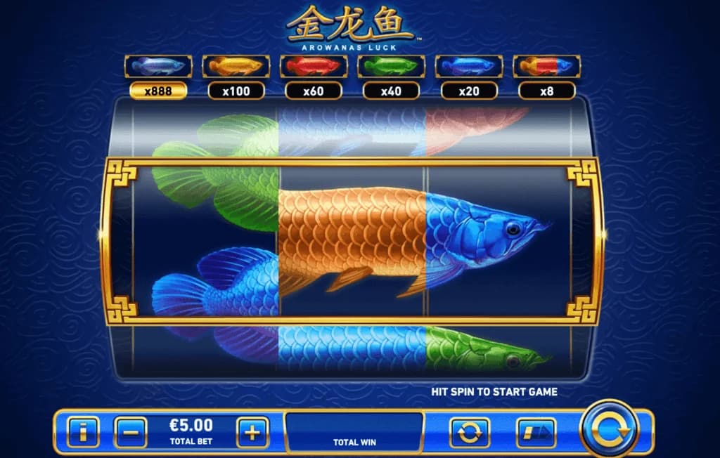Arowanas Luck by Playtech – modern high RTP slot with 97.52% RTP and Rainbow Fish feature