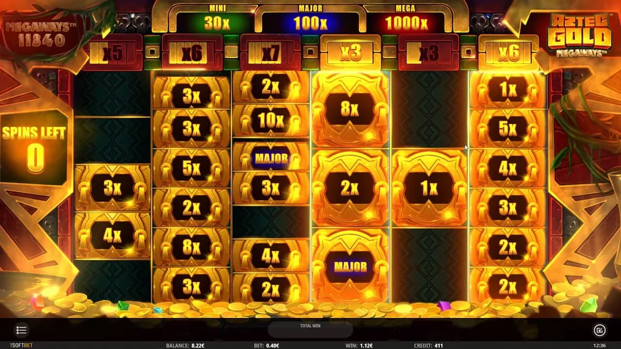 Aztec Gold Megaways slot – iSoftBet review and key features