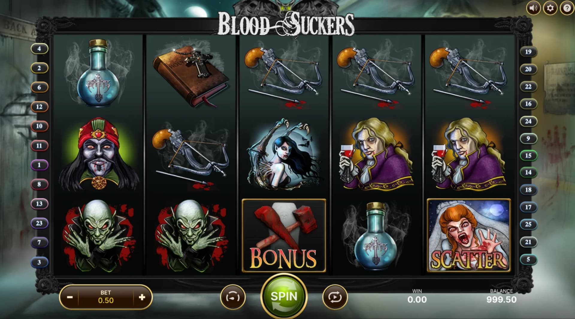 Blood Suckers by NetEnt – classic vampire-themed slot with 97.99% RTP