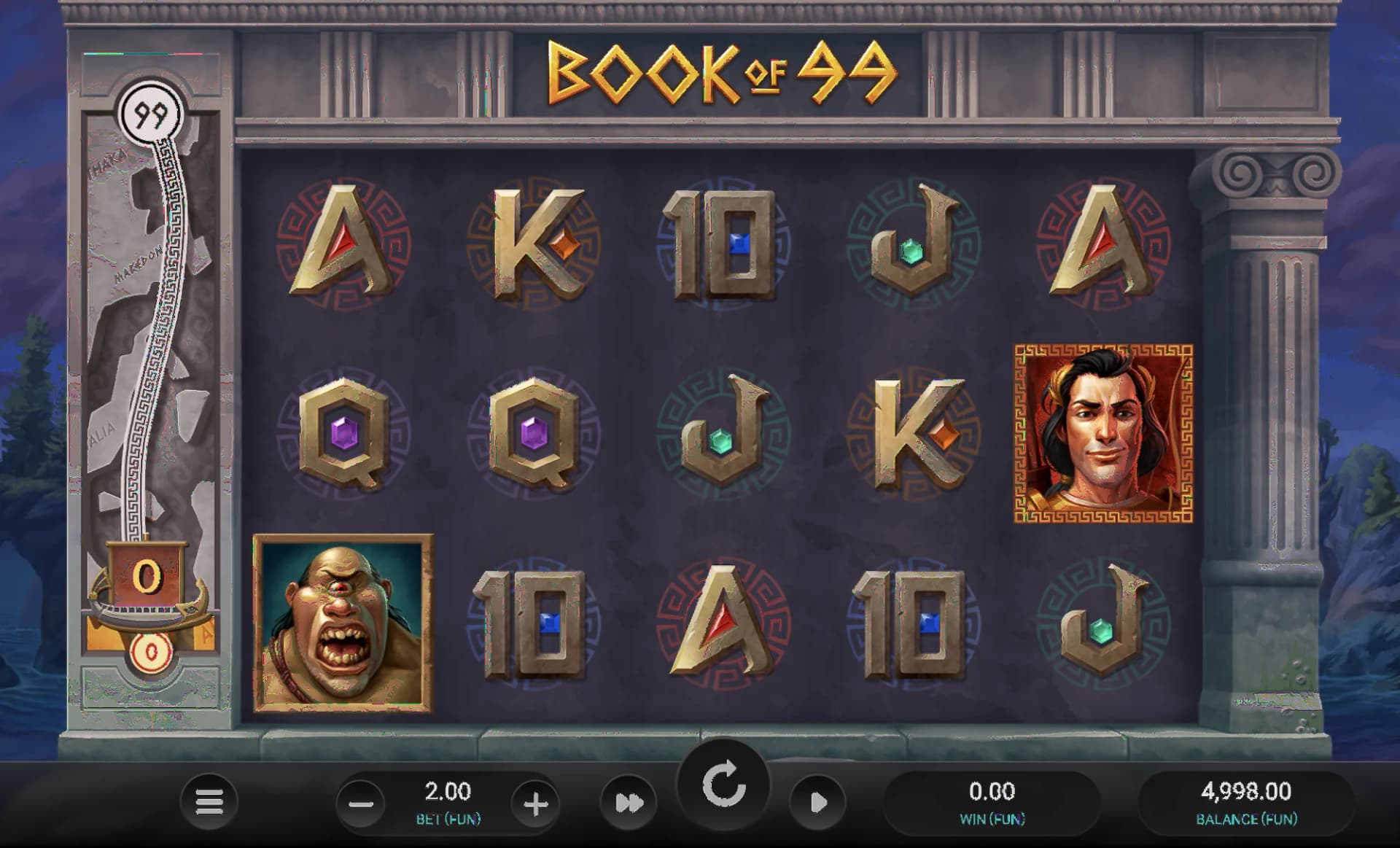 Book of 99 by Relax Gaming – 99% RTP slot with free spins and expanding symbols