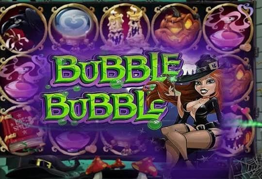 Bubble Bubble slot by RTG, Halloween witch theme, low volatility slot 2026