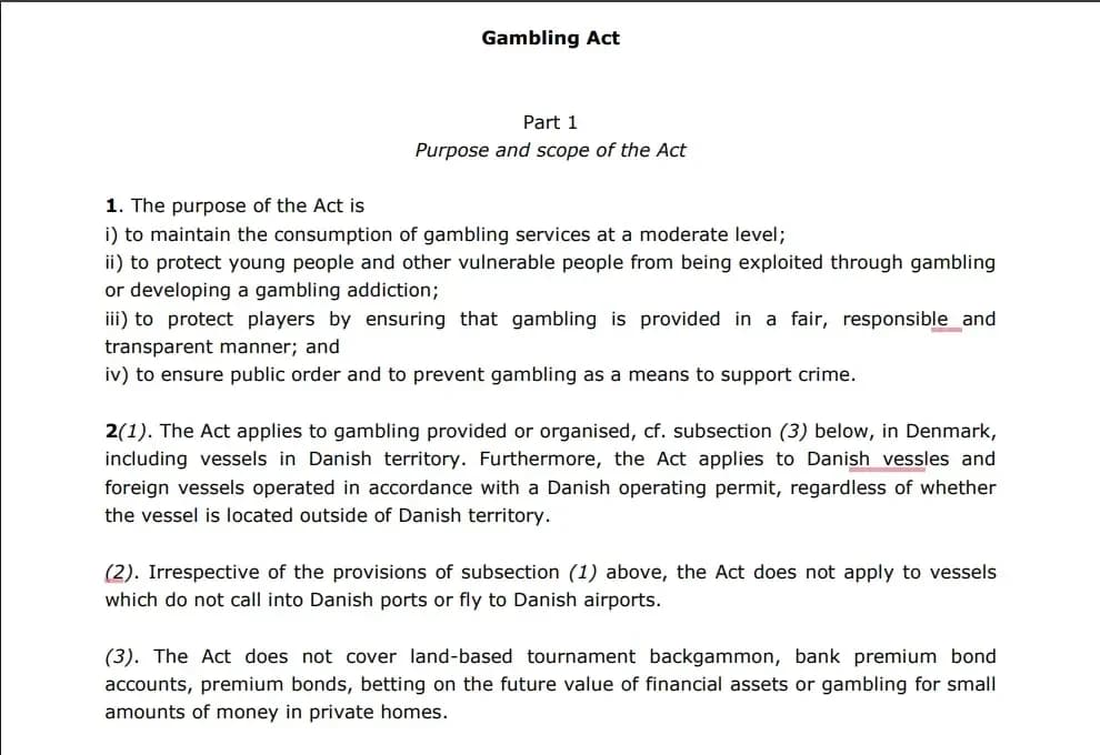 Denmark's comprehensive gambling regulatory framework established after 2012 market liberalization