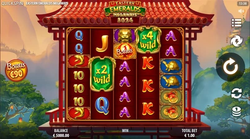 Eastern Emeralds Megaways slot – Quickspin multiplier wilds and RTP