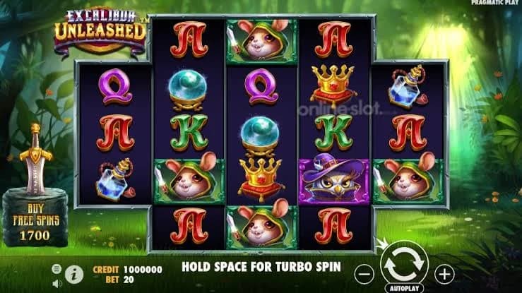 Excalibur Unleashed slot by Pragmatic Play, Arthurian legend theme, high volatility slot 2026