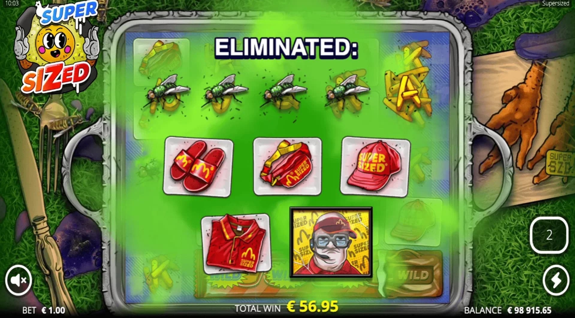 Extra Spin feature maintains position multipliers from previous round