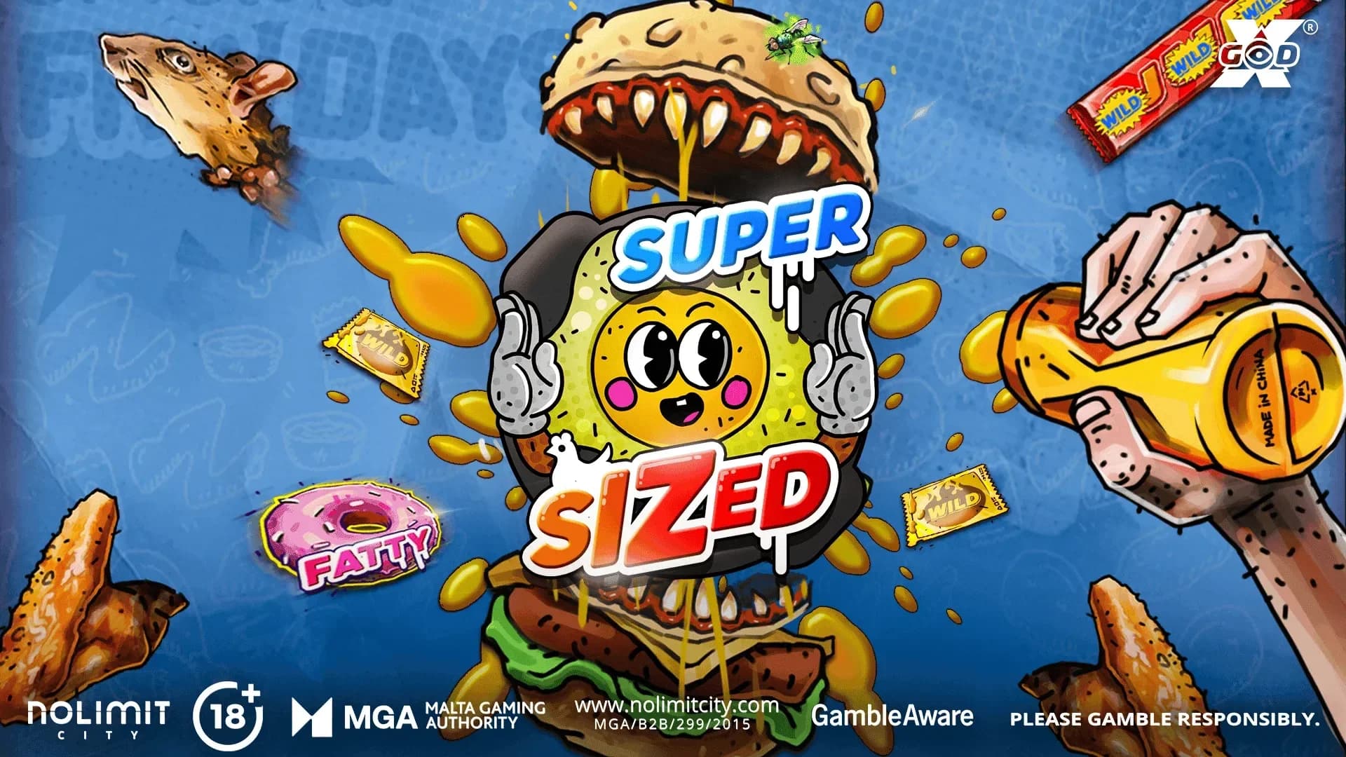 Fast-food themed slot with innovative 5x5 expandable reel system