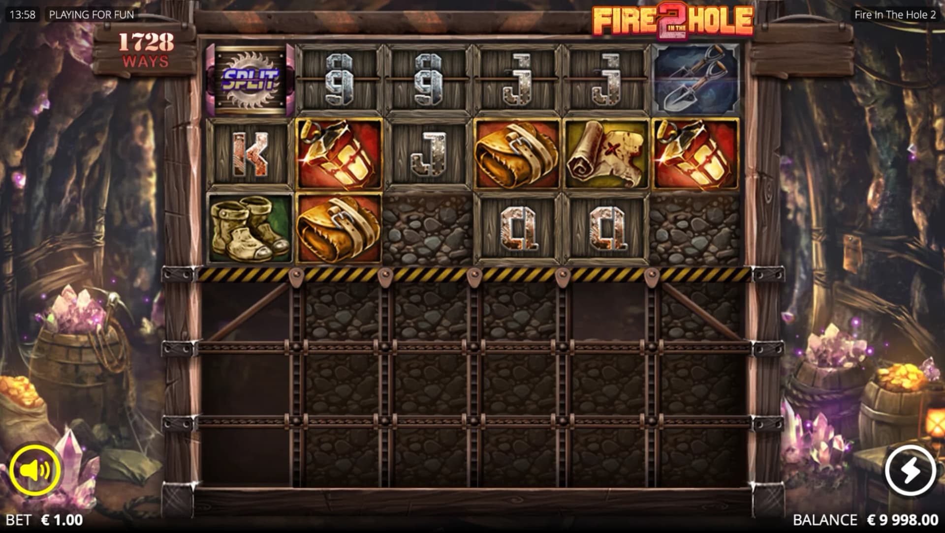 Fire in the Hole 2 slot by Nolimit City, mining gnomes theme, high volatility slot 2026