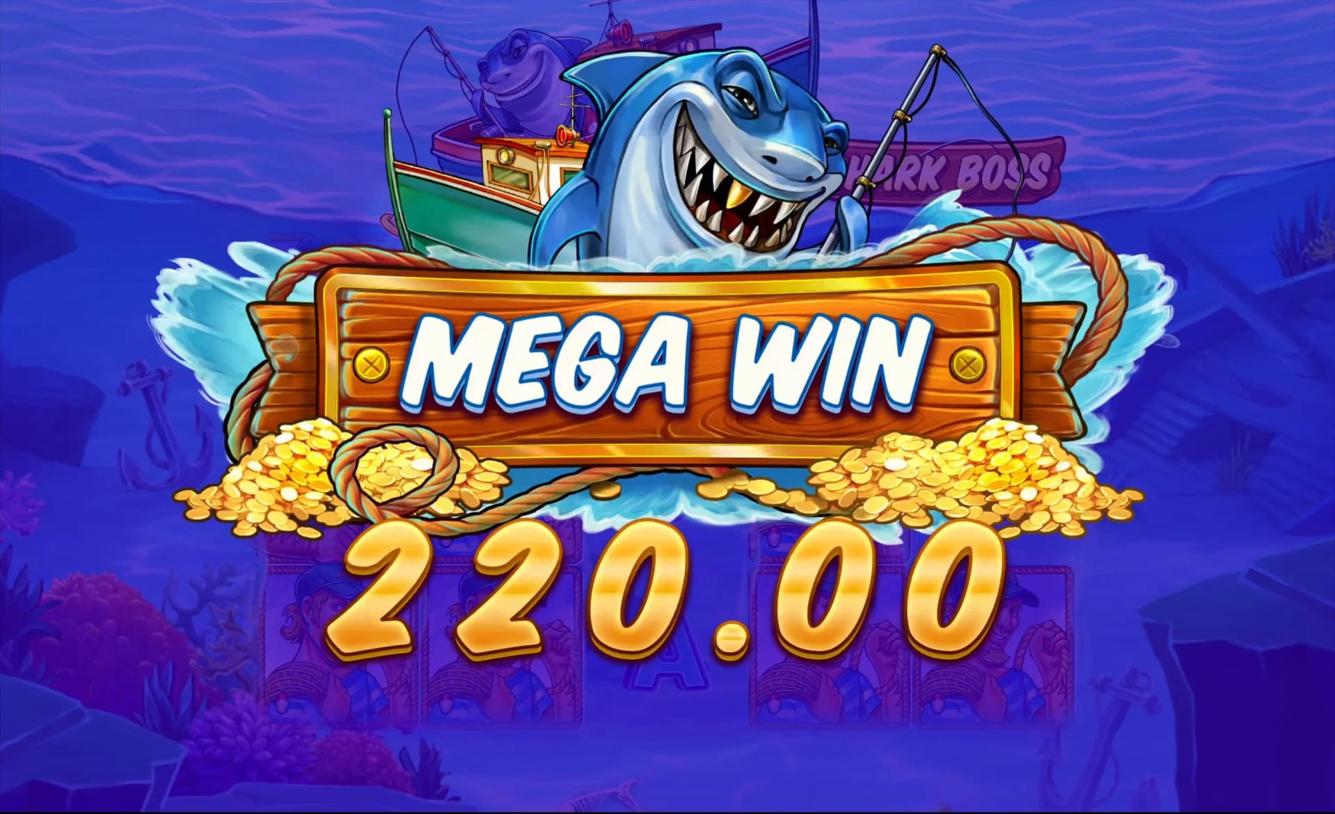 Free spins bonus maintains shark multipliers with maximum win potential