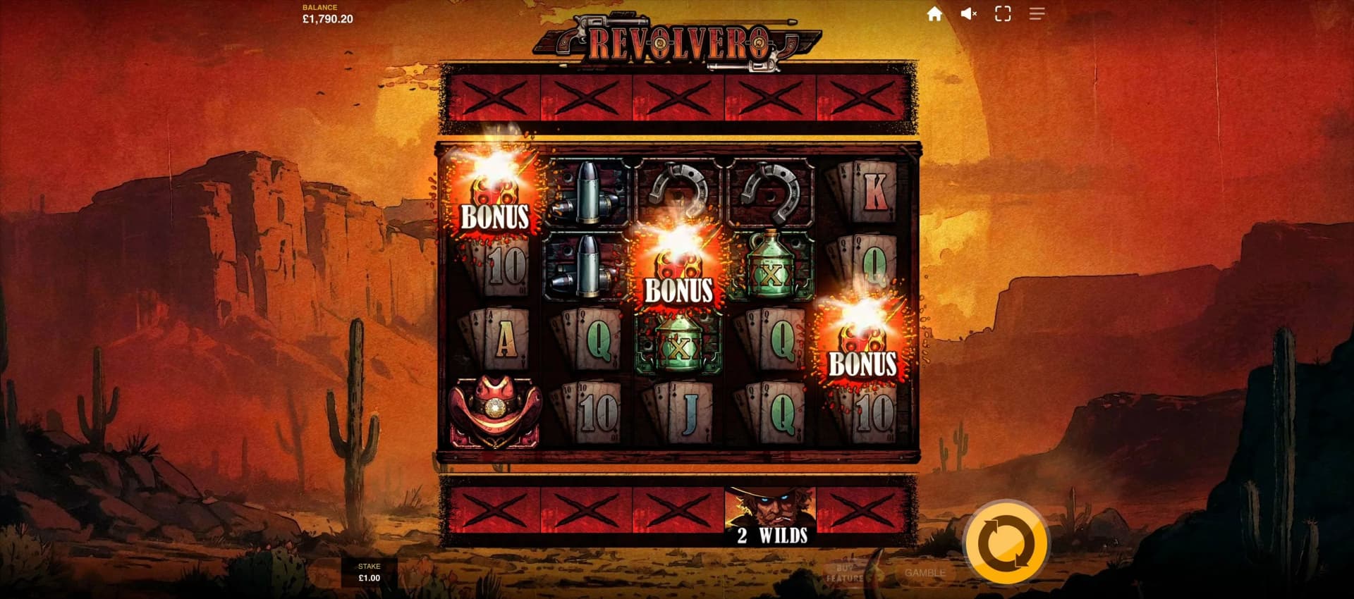 Free Spins mode with locked wild symbols remaining throughout round
