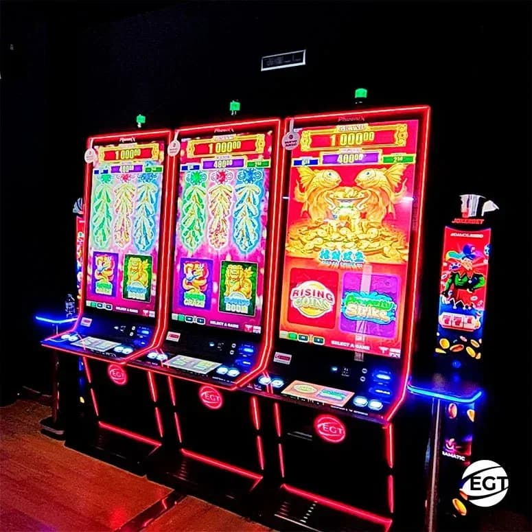 Gaming system with 500 machines featuring real-time analytics and automated prize distribution