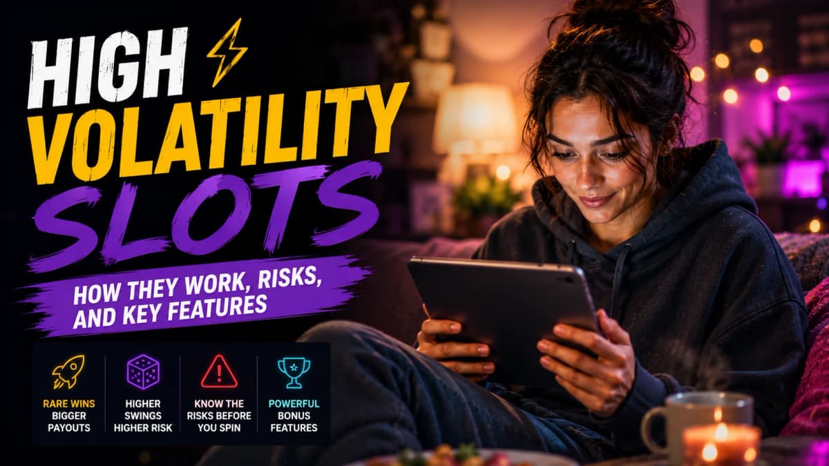 High Volatility Slots Explained: Features, Risks, and RTP