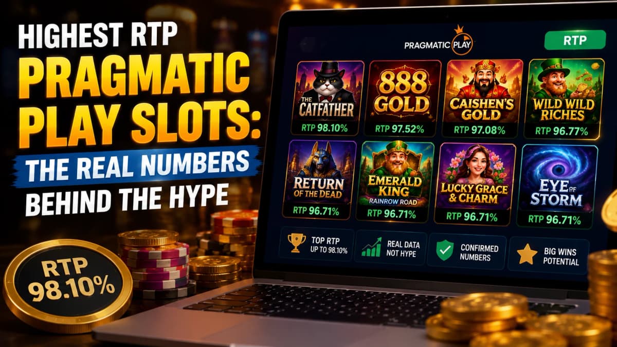 Highest RTP Pragmatic Play slots compared by RTP percentages and max win potential