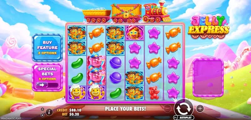Jelly Express slot by Pragmatic Play – scatter pays slot with free spins choice