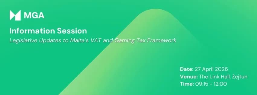 Malta Gaming Authority and MTCA announce joint information session on tax changes