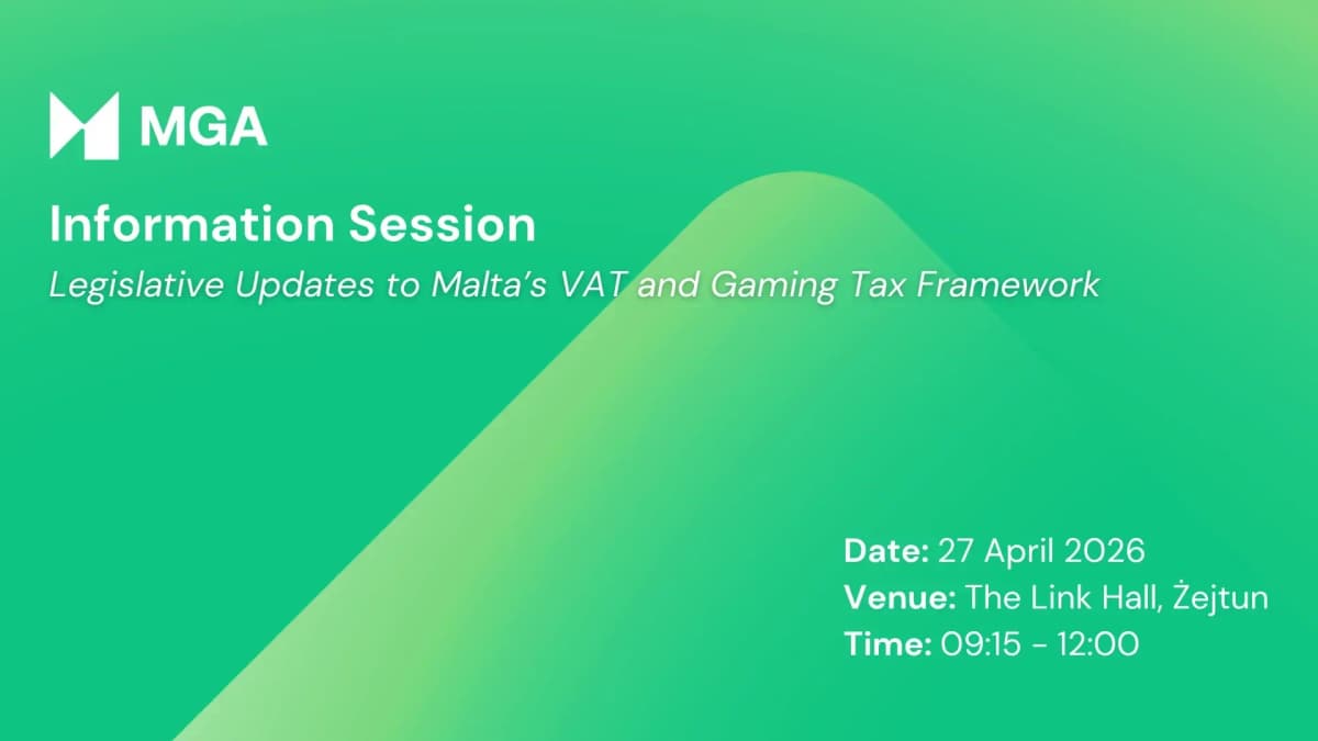Malta Gaming Authority Sets April Session on Tax Updates