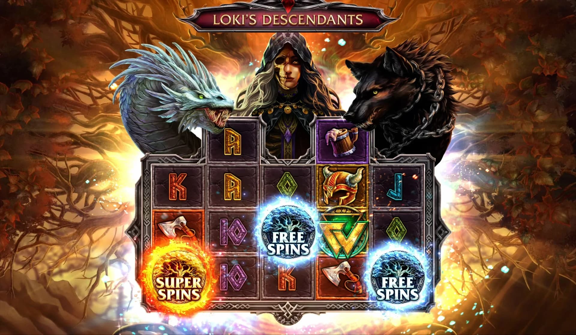 Monster Spins activate when Free Spins scatters land