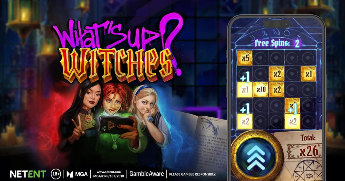 NetEnt Launches What's Up? Witches Slot with Arcane Spells