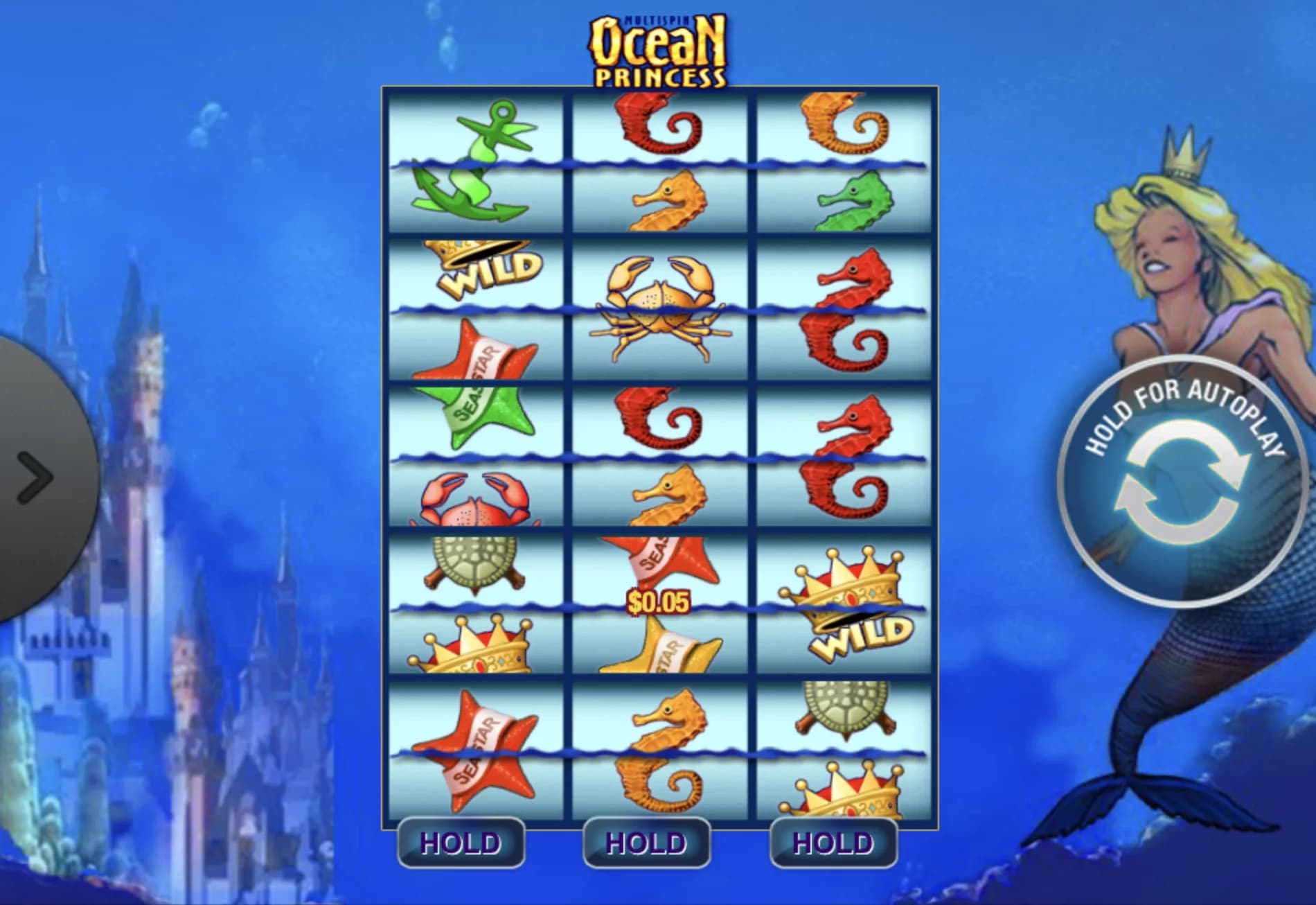 Ocean Princess by Playtech – high RTP slot with 99.07% RTP and low-volatility gameplay