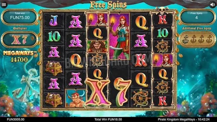 Pirate Kingdom Megaways slot – Iron Dog Studio features and max win