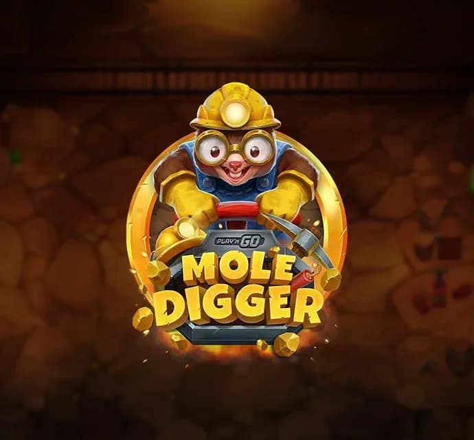 Play'n GO Mole Digger mines underground charm for January