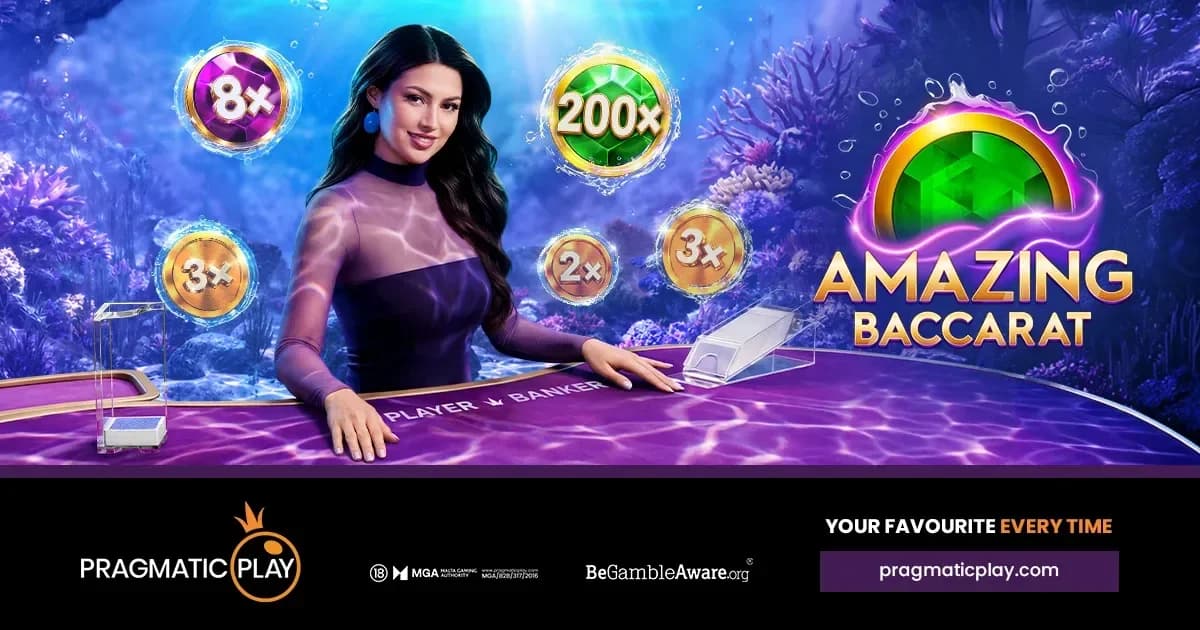 Pragmatic Play Launches Amazing Baccarat With 66,000:1 Win Potential