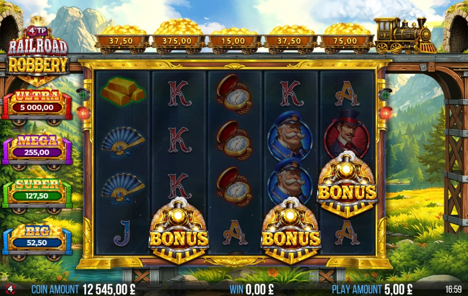 Railroad Robbery slot by 4ThePlayer, new July 2026 slot release