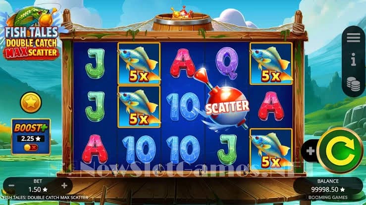 Fish Tales Double Catch: Max Scatter slot by Booming Games – new fishing-themed slot July 2026
