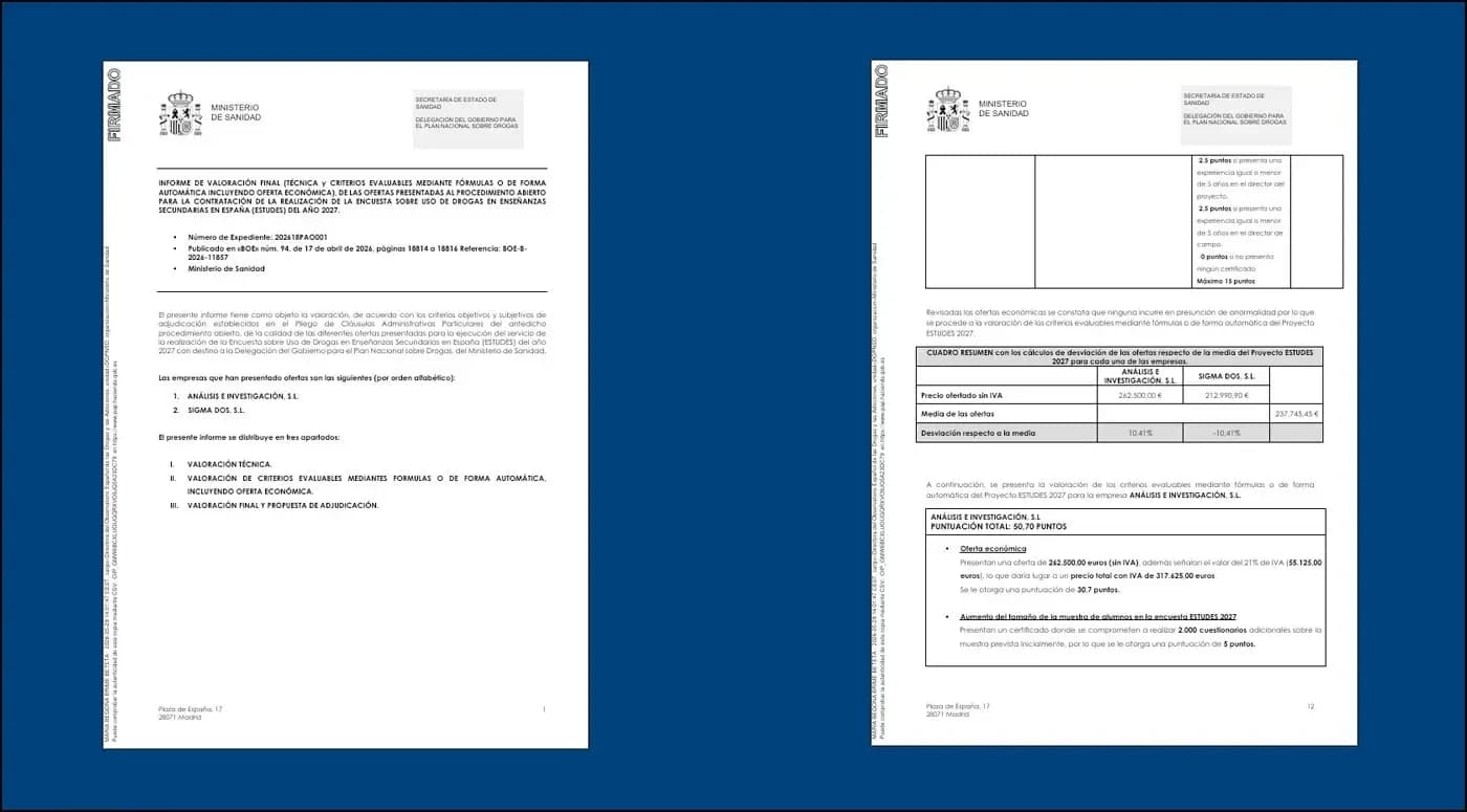 Spain's Ministry Awards ESTUDES 2027 Survey Contract