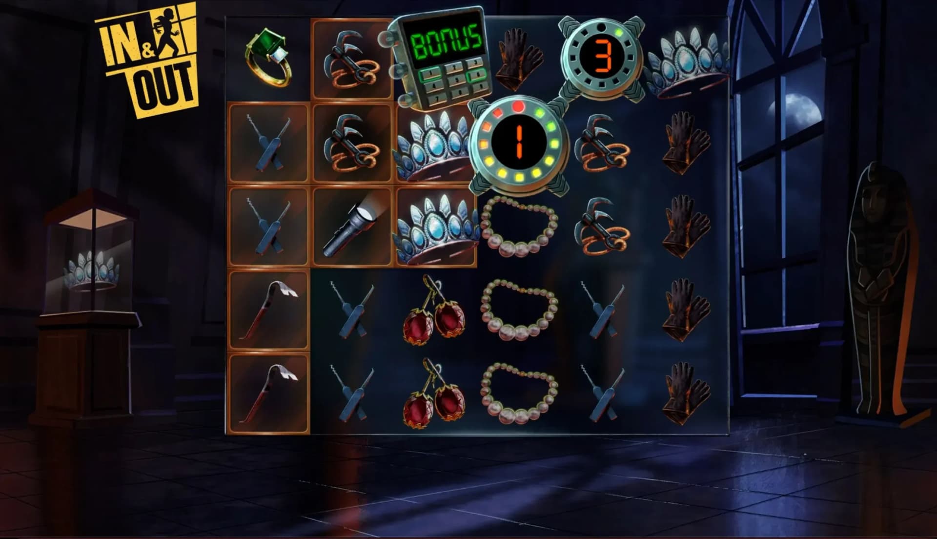 Special symbols including Collector and Burst trigger powerful effects