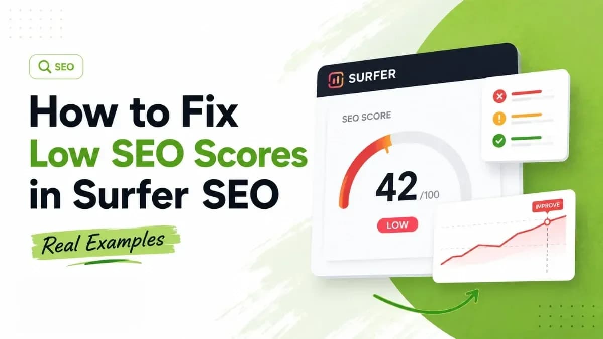 Surfer SEO Score Fixes: Real Case Studies & Expert Tactics