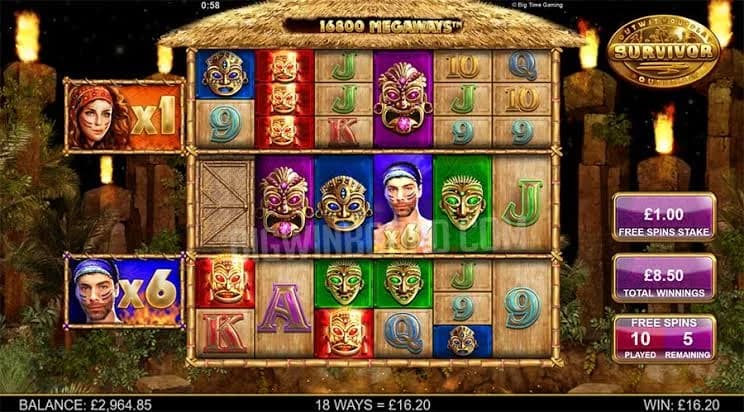 Survivor Megaways slot – Big Time Gaming RTP and feature breakdown