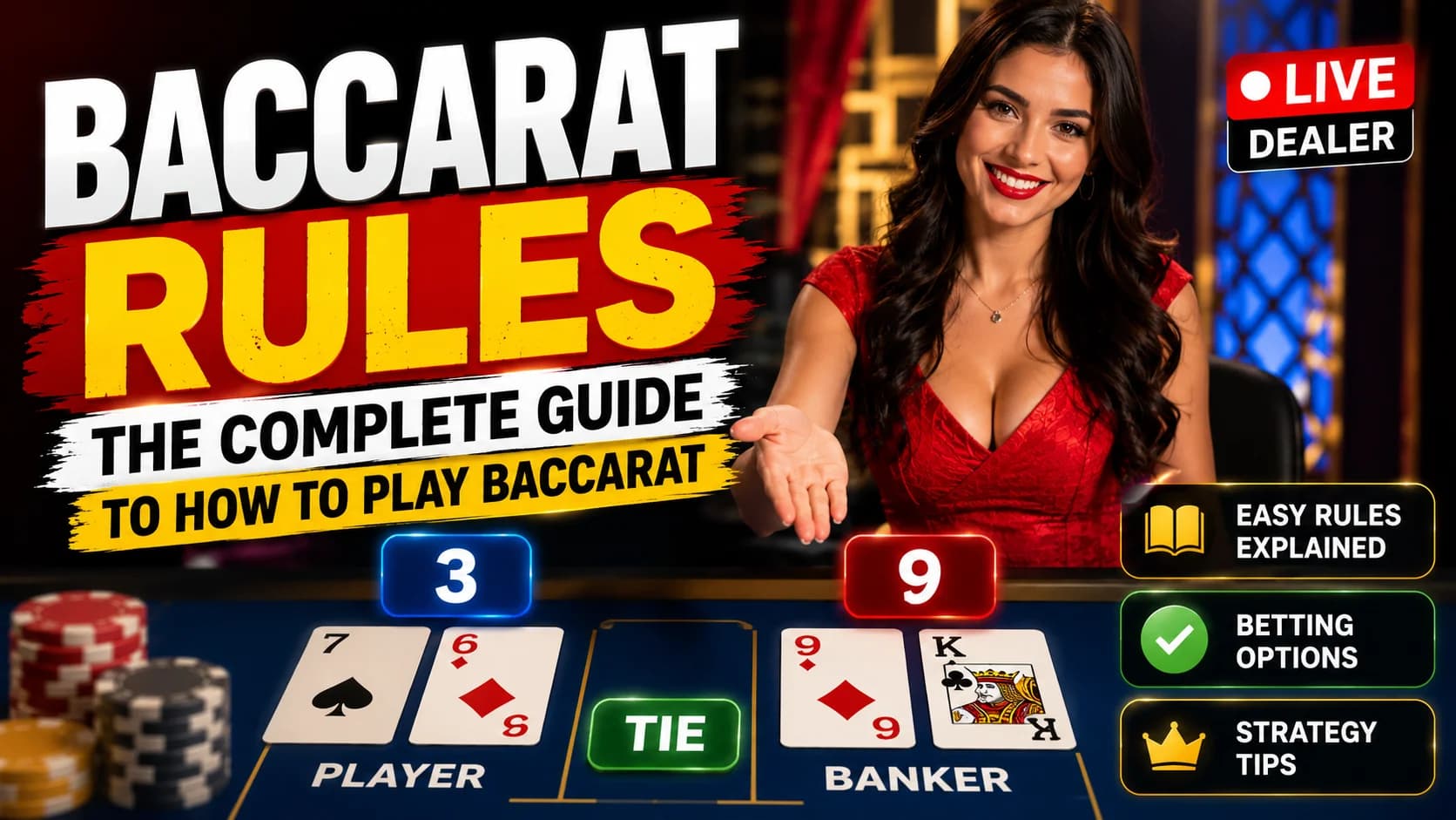 Baccarat Rules: The Complete Guide to How to Play Baccarat