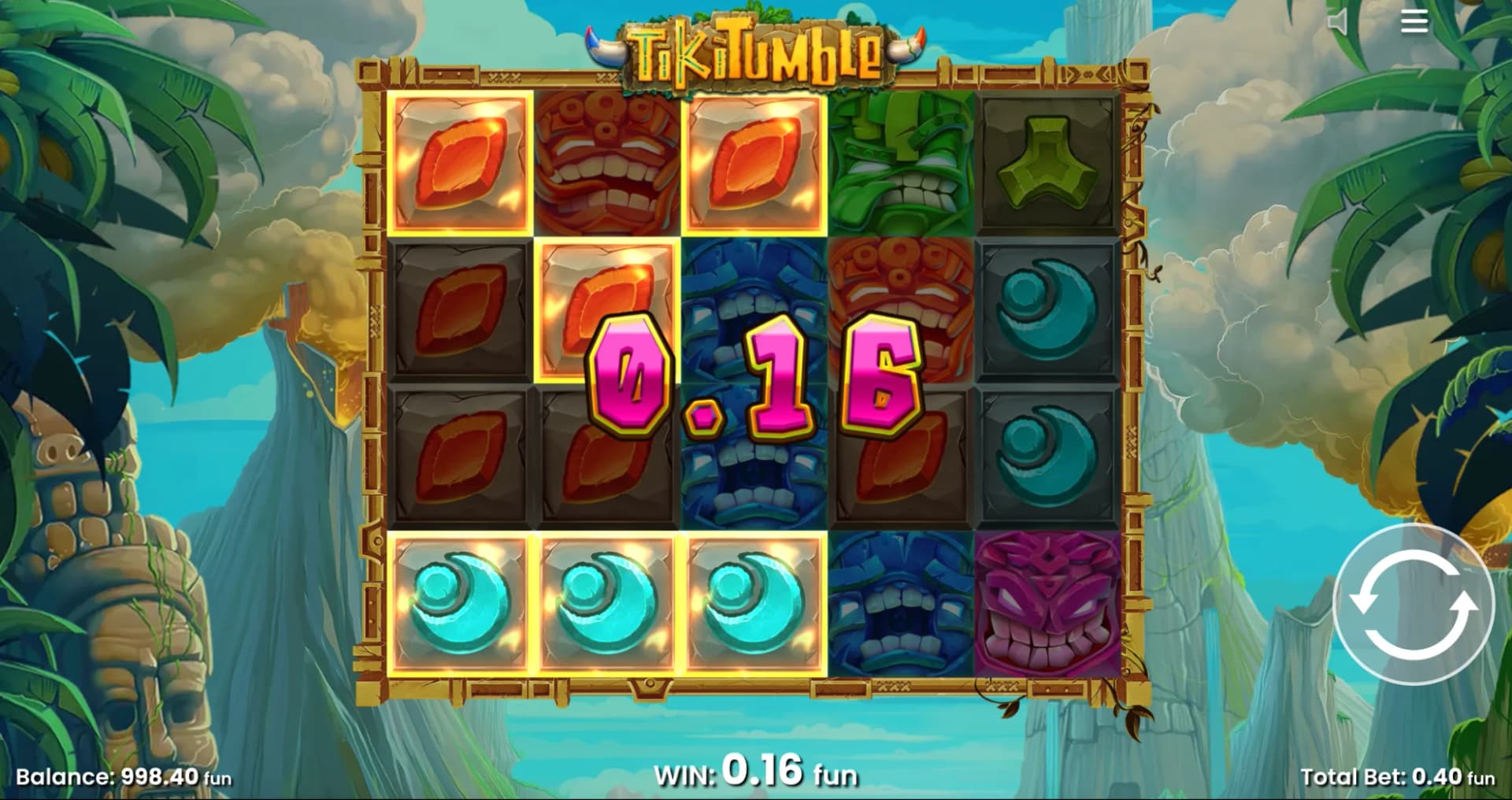Tiki Tumble slot by Push Gaming, Tiki totem island theme, summer slot 2026