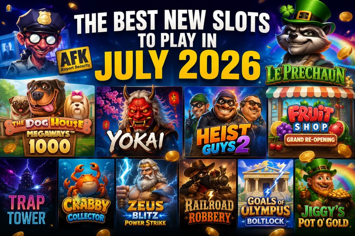 Top new online slots released in July 2026 with the newest casino games from major developers