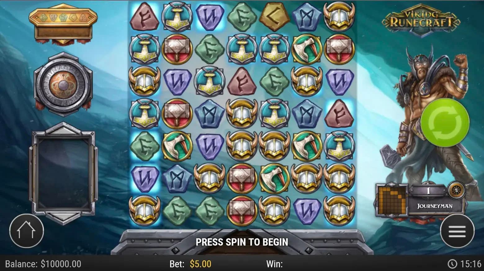 Viking Runecraft slot by Play'n GO, Norse rune theme, low stake slot 2026
