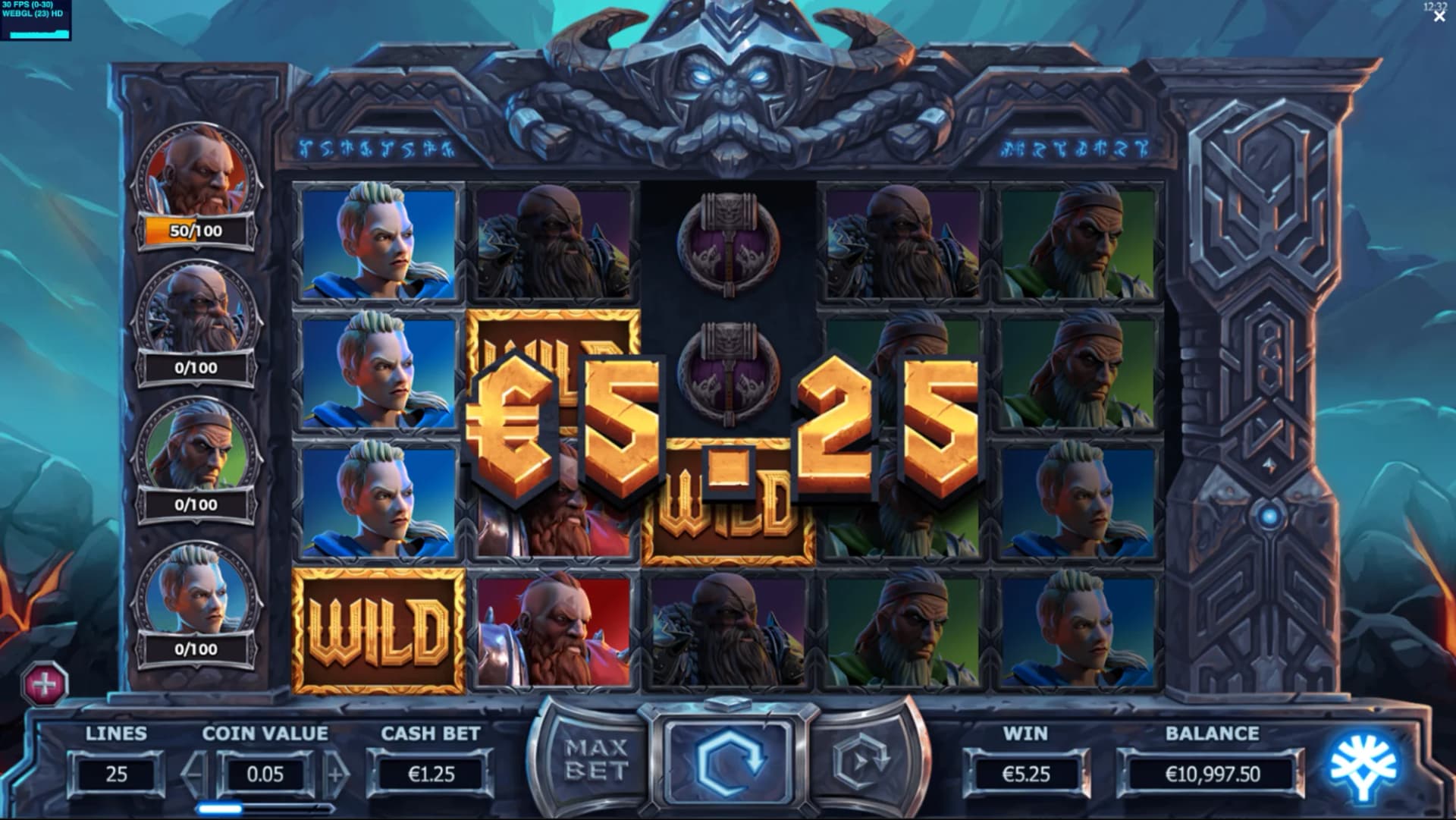 Vikings Go to Hell slot by Yggdrasil, Norse underworld theme, low stake slot 2026