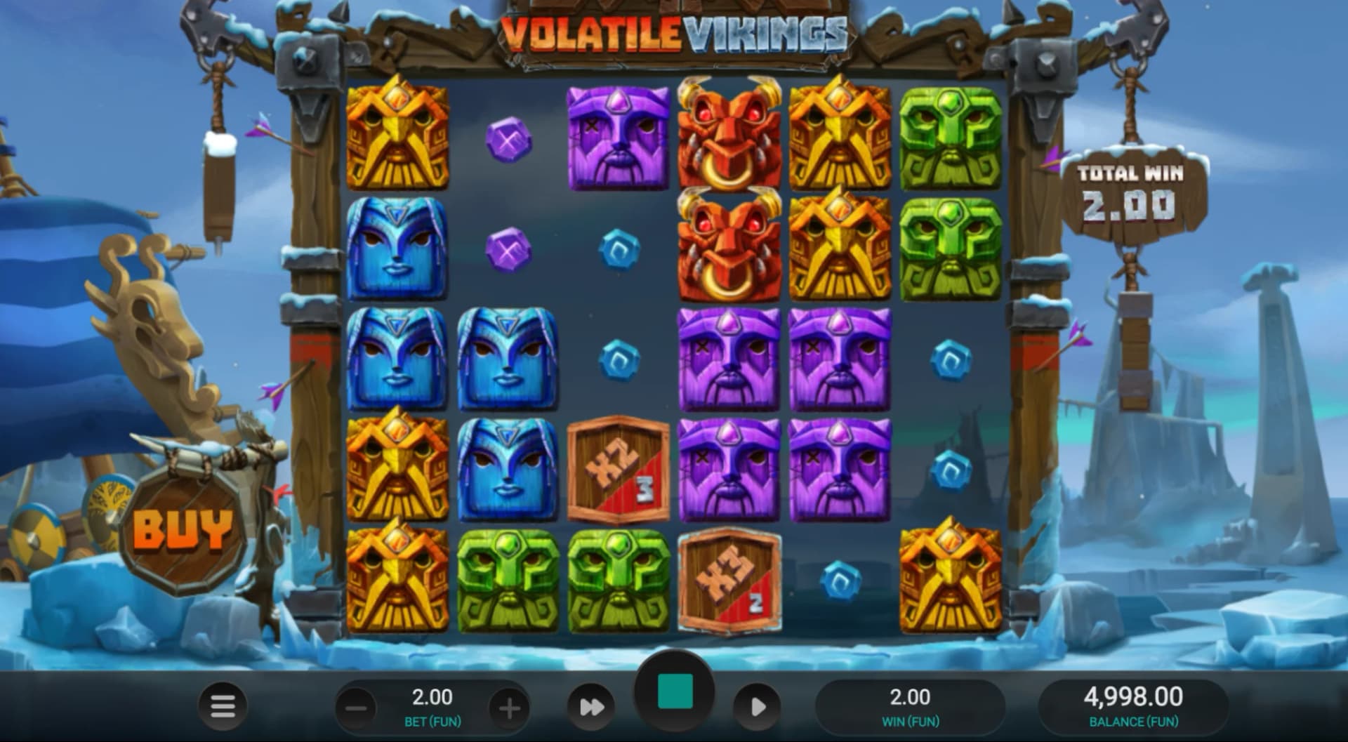 Volatile Vikings slot by Relax Gaming – Norse themed scatter pays slot