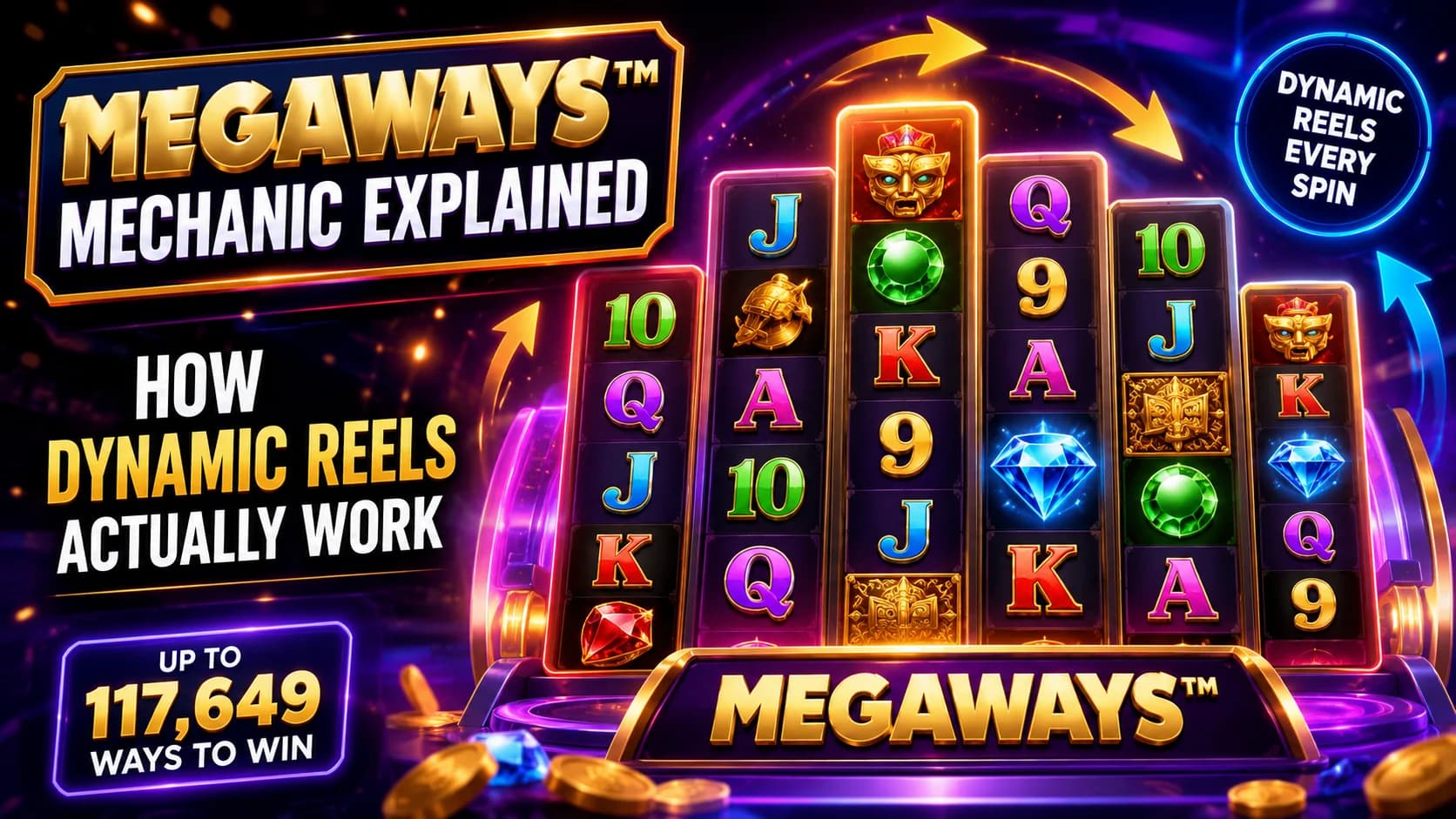 What Is the Megaways Mechanic? Megaways slots explained through dynamic reels and variable winning combinations