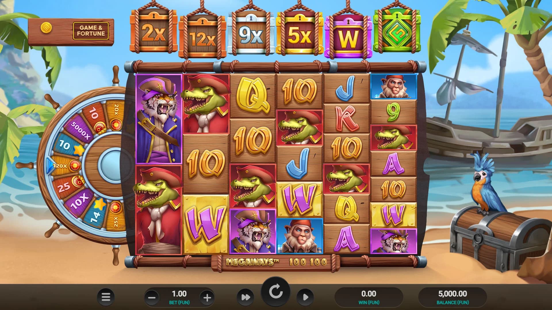 Wild Buccaneers Megaways slot – Four Leaf Gaming feature review