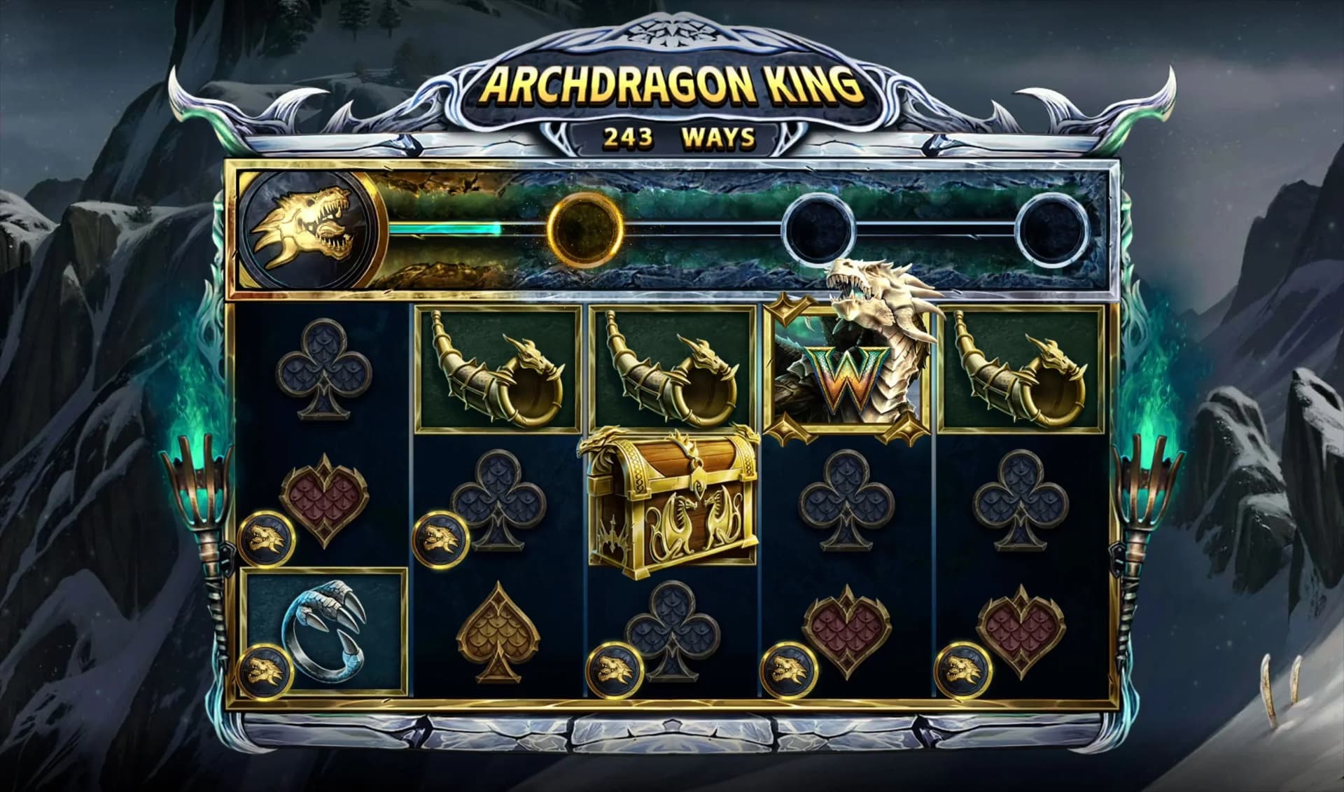 Dragon Wild evolution stages with multipliers and 20,000x win potential