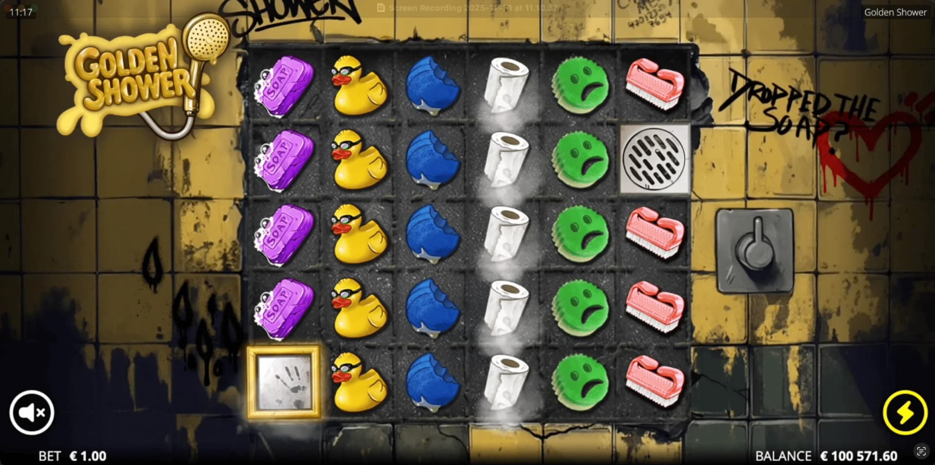 Drain symbol removes non-Bonus symbols while randomly enhancing position multipliers