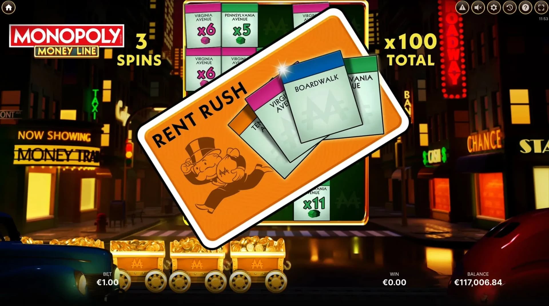 Elevate Feature options from Wilds Chase to Free Spins with varied bet levels