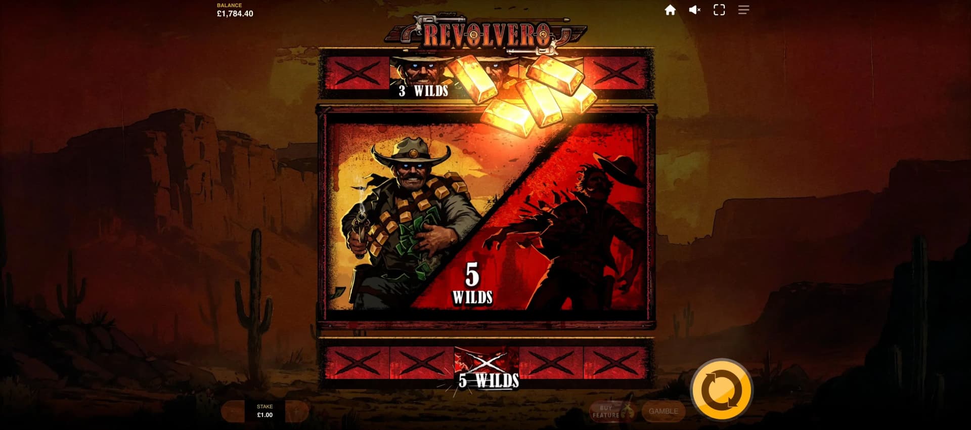 Feature buy options showing costs and guaranteed trigger benefits